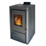 Salamandra a Pellets CAPRI 6KW DELBA Bege Metalizado